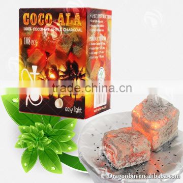 High quality of no smoke shisha coconut shell charcoal