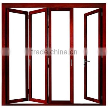 Guangdong factory custom lowes glass sliding folding doors