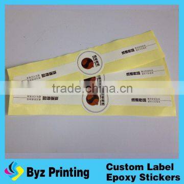 Bulk Sticker Printing Water Resistant Double Layer Vial Custom 10ml Bottle Labels