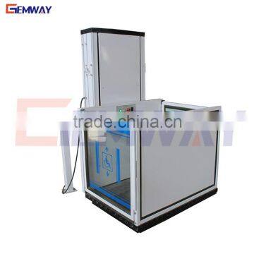 Factory direct supply vertical wheelchair lift for disabled people for homes