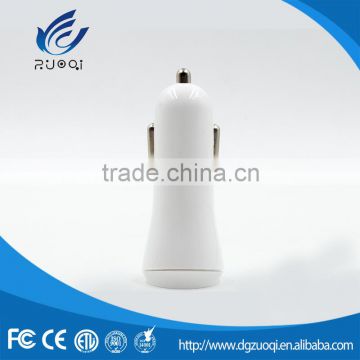 Chinese manufacturer white or black electric type c usb car charger 12v