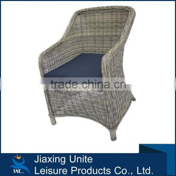 73.5*61*88cm high back garden rattan chair with cushion
