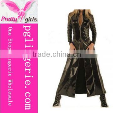 Cheap Party Cosplay Costume Long Sleeve Jumpsuit Sexy Leather Jumpsuits For Women