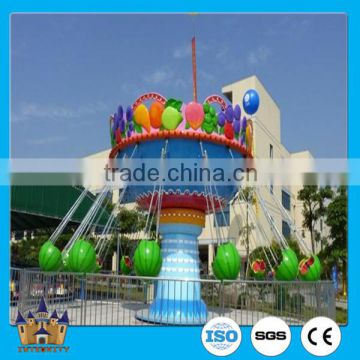 Theme park rides fruit flying chair rides swing rotating amusement rides