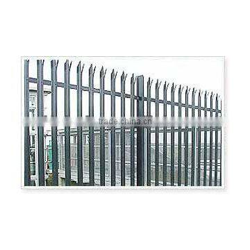 LARGE STOCK!!!Arts&Crafts Galvanized Steel Palisade Fencing(ISO9001 MANUFACTURER)