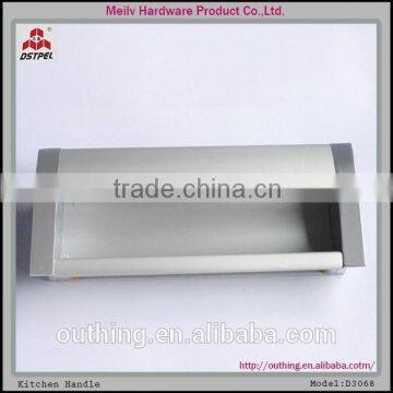 New design Aluminum+Zinc Alloy furninture cabinet Hidden Handle V