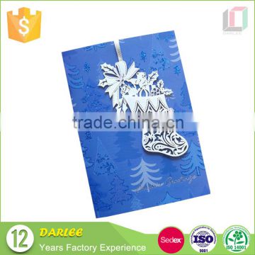 new design handmade paper christmas cards with logo