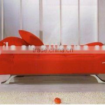 red modern fabric sofa bed