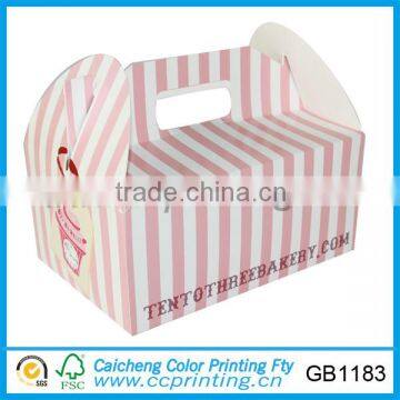 Disposable custom printed food lunch paper box