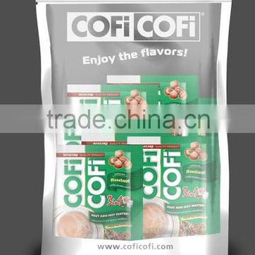 COFICOFI Hazelnut instant coffee mix - the best coffeemix in the world in a new packaging!!