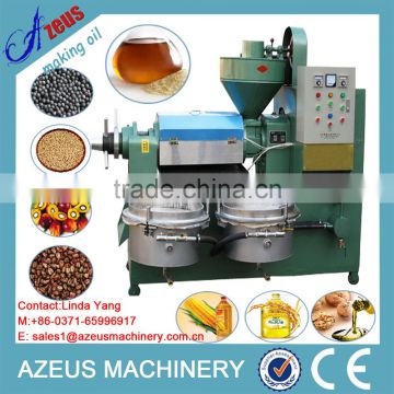 200kg/h capacity Screw press automatic cold press and hot press pumpkin seeds oil machinery