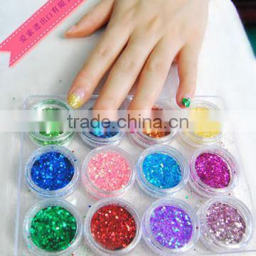 blue,red glitter,colorful for nail polish