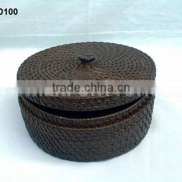 Latest design of rattan box - Competitive price from ETOP Vietnam (july@etopvietnam)