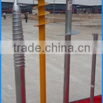Hot dip galvanized earth anchor for exhibitions or events