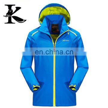 2016 New Design Waterproof Breathable Polyester Casual jacket Hoodie Jacket for Men And Women