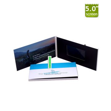 Customized 2.4,2.8,4.3,5,7,10 inch digital video greeting card/advertising video brochure
