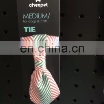 Factory direct multi-color British gentleman style classic striped pet dog cat tie