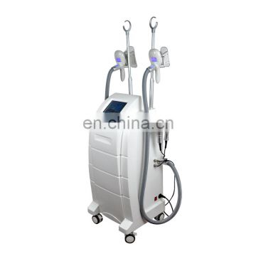 Vertical  Vacuum Cavitation RF / cellulite removal machine with 2 Fat freeze handles on the same time