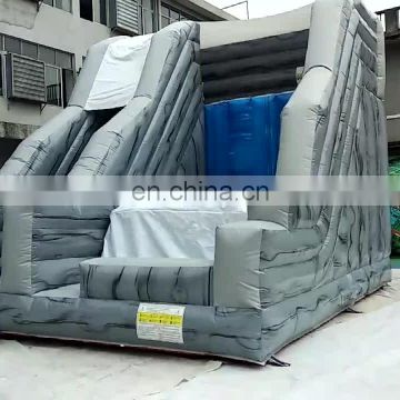 Kids Adult Outdoor Sports Game Inflatable Cliff Jump Combo Slide, Inflatable Dry Slide, Inflatable Ladder Slide Bounce