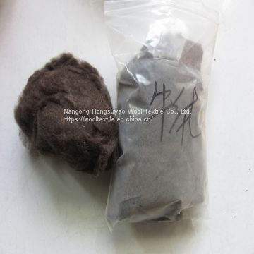 Natural Deep Brown 19mic Yak Cashmere Animal Hair