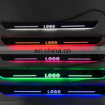Led Door Sill Plate Strip moving light door scuff for great wall haval h6 hover sequential ambient light