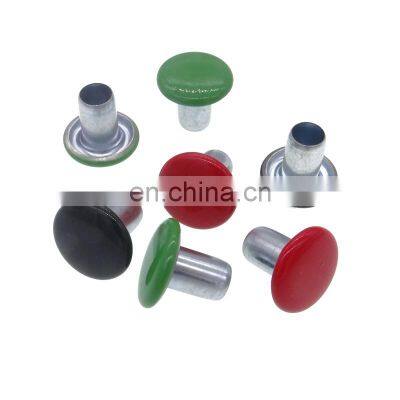 screw in rivets aluminum hollow screws for leather belt