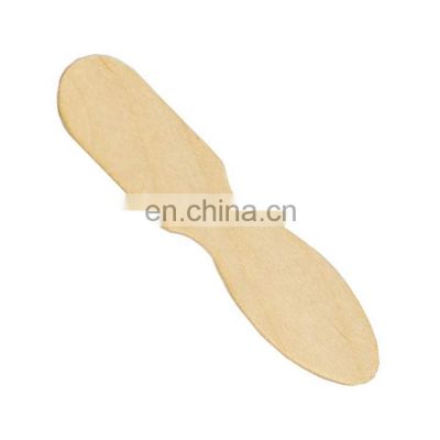 Disposable Wooden Ice Cream Spoons,Birch Wood Plain Taster Ice Cream Paddle Spoon