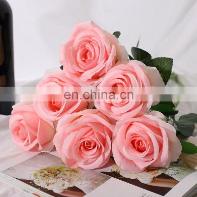Cheap Wholesale Artificial Flower Rose For Wedding Decoration Simulation Flowers Suppliers