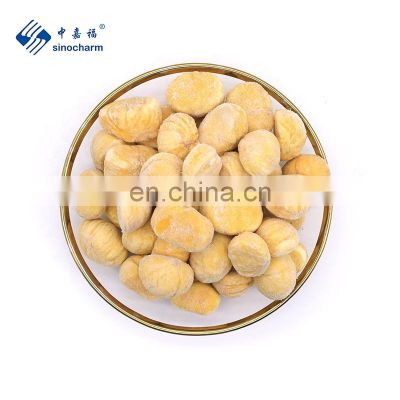 Sinocharm High Quality IQF Price Peeled Frozen Chestnuts IQF Chestnut Kernel
