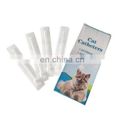 HC-R072-1 Top sale disposable pets dog cat urine catheter high quality veterinary urinary catheter with stylet