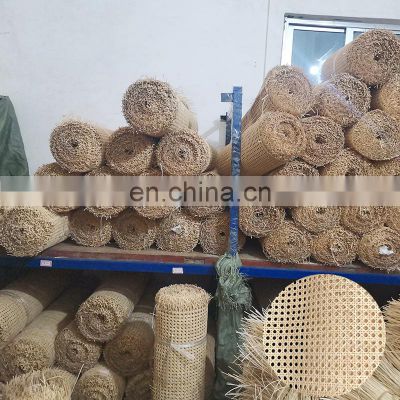 Hot Selling 60cm Plastic Raw Material Rattan Roll Webbing Rattan Cane Roll in Vietnam