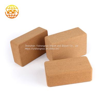 Gaiam Cork Yoga Block Flexible Crack Natural Non-slip Blocks Manufacture Wholesale