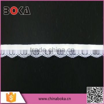 Fashion new handmade polyester lace trim with chain