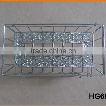 HG681 Wire Made Chrome Plated Tissue Box