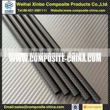 High quality and low price carbon fiber tube with small diameter made in China