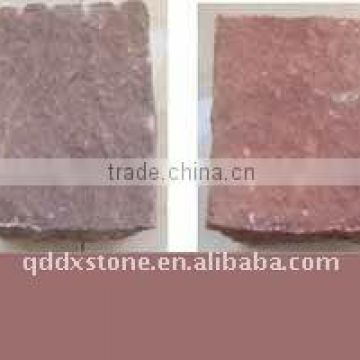 Chinese natural purple and red sandstone