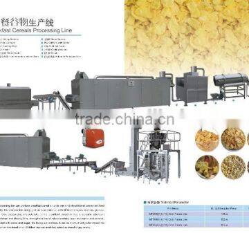 Automatic Corn flakes/Breakfast cereals machine/Extruder/Processing Line