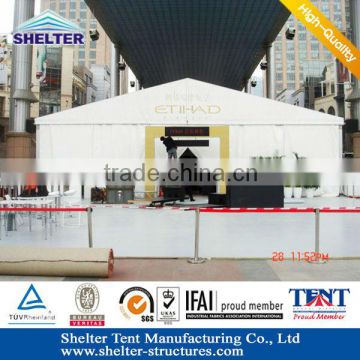 South Africa Firmly Aluminum structure top roof old wedding tent for sale with weight plate cover