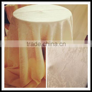 fashion jacquard tablecloth for wedding / comfortable feeling napkins /cheap jacquard banquet tablecloth