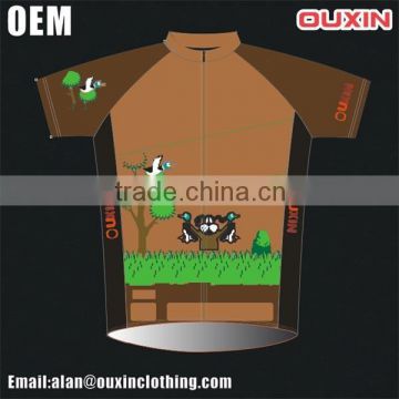 OEM China factory sublimaiton cycling jersey funny