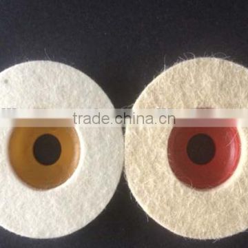 Wool felt wheel with thickness of 12mm