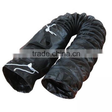 Antistatic flexible air duct hose with carrying bag