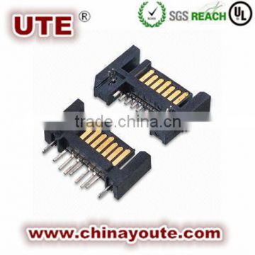 7+15P SATA male connector available in 10 to 64 position