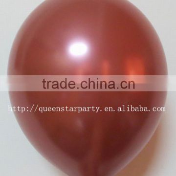 Latex balloons party balloons Metallic color burgundy
