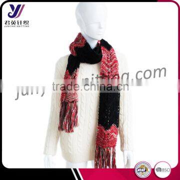 Hot 2016 beautiful ladies wool felt knitted winter infinity scarf pashmina scarf (can be customized)