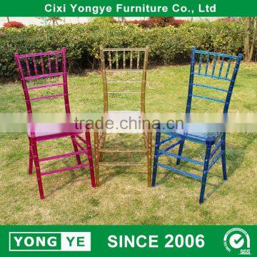 modern design resin chiavari chair for wedding