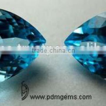 Sky Blue Topaz Semi Precious Gemstone Pear Cut Lot For Gold Necklace From Jaipur