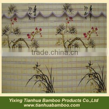 The perfect painted nature custom bamboo curtain
