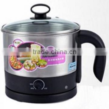 Yes Automatic Shut-off and Stainless steel Electric Cooking kettle