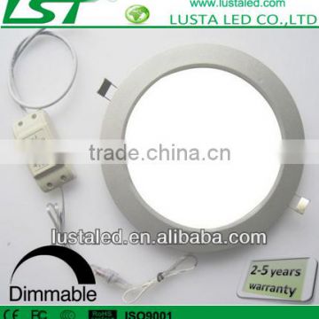 8W/10W/15W/18W Dimmable LED Round Panel Light, Ultra Slim Only 14.5mm